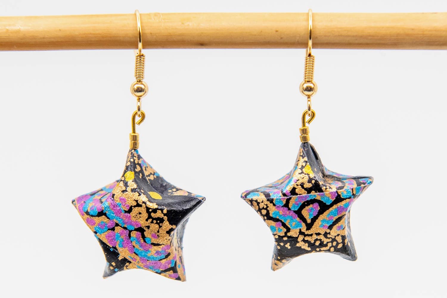Boucles d’oreilles « estampe japonaise »