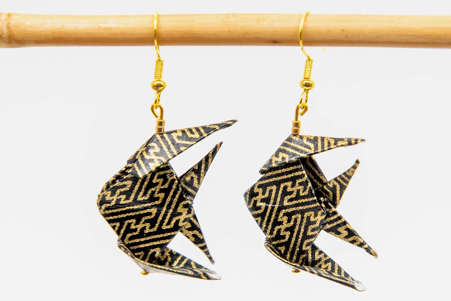 Boucles d’oreilles « théâtre de No »
