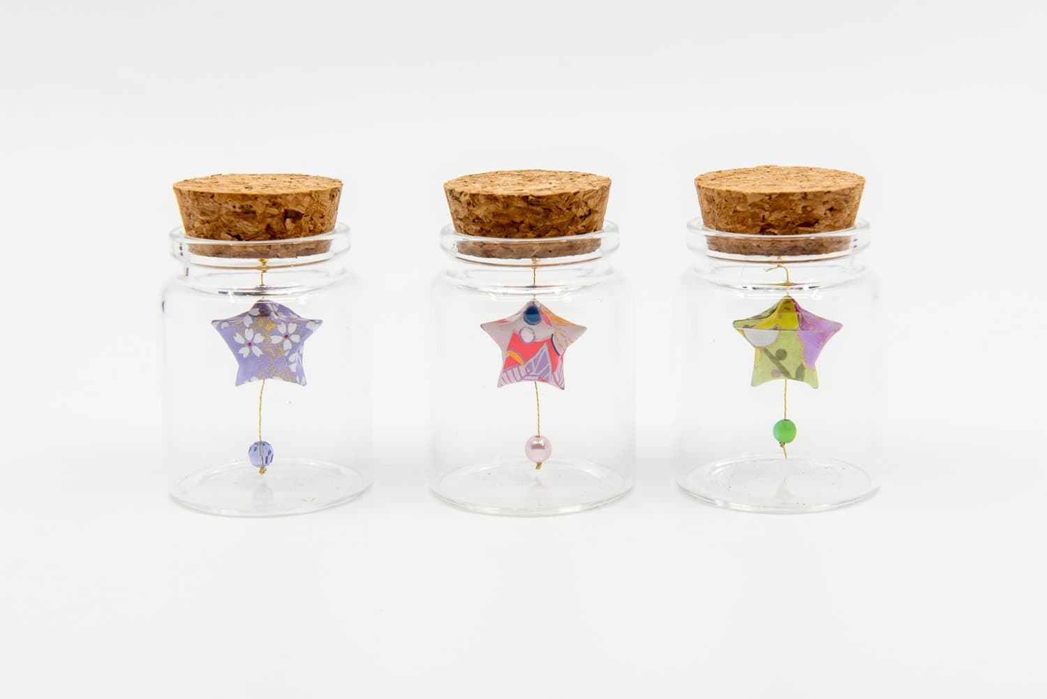 Mini-volières étoiles colorées