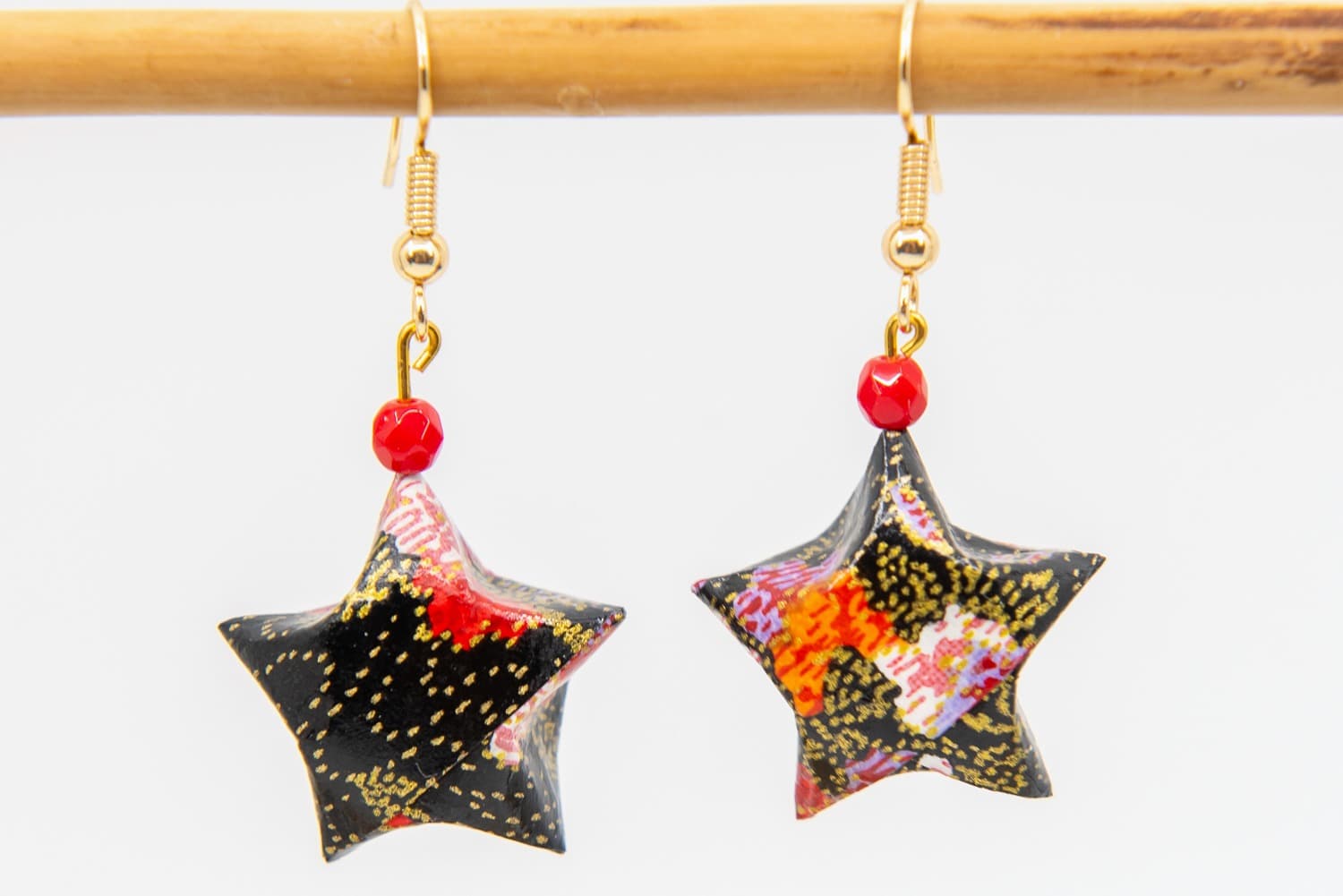 Boucles d’oreilles « thé matcha »