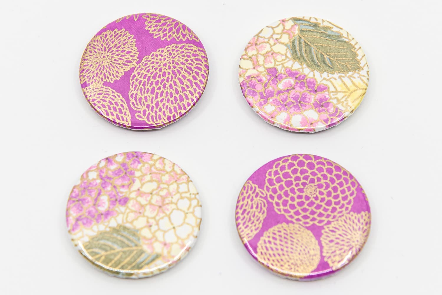 Magnets  hortensias