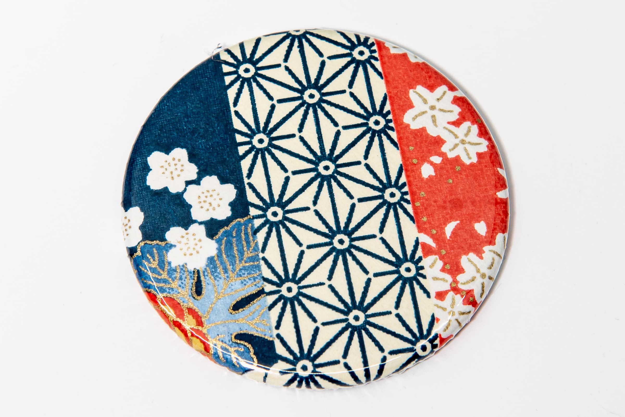 Miroir de poche « bleu blanc rouge »