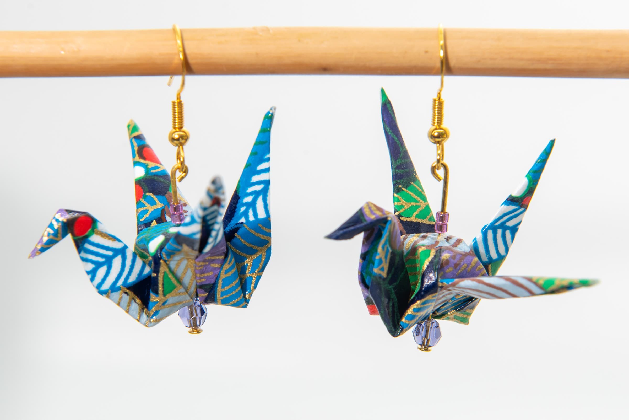 Boucles d'oreille « gaman »