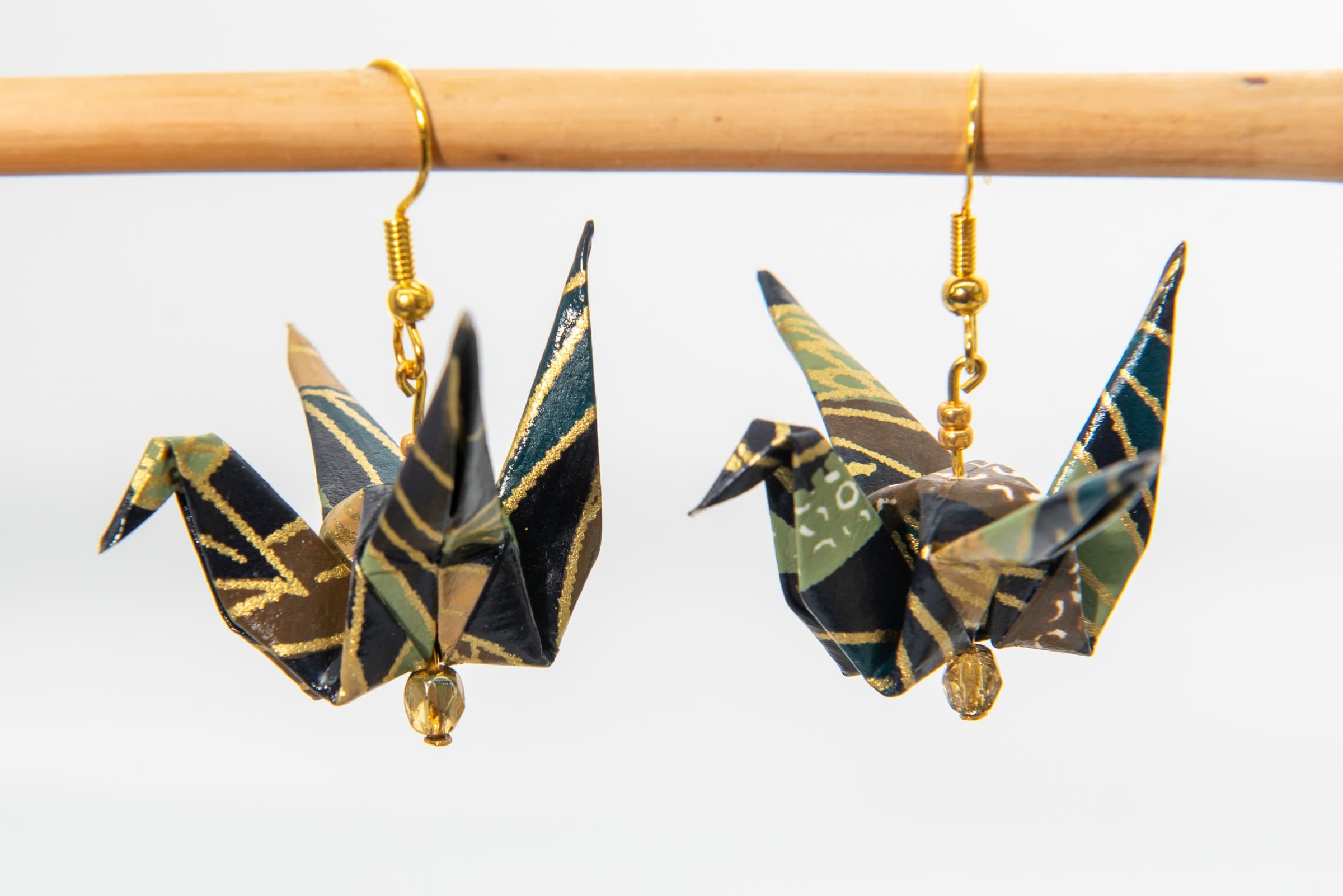 Boucles d'oreille « komorebi »