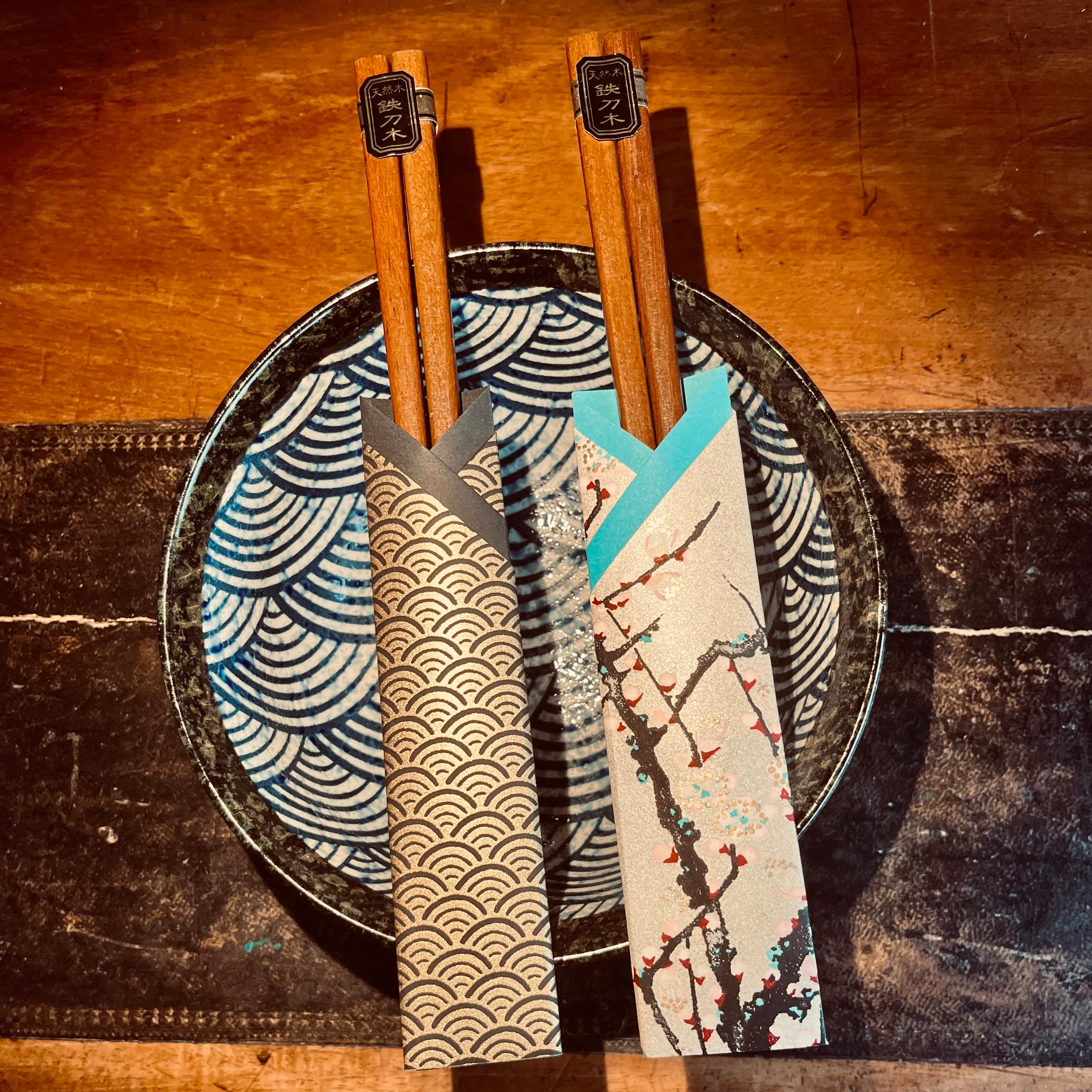 Lot de 4 étuis à baguettes sur commande