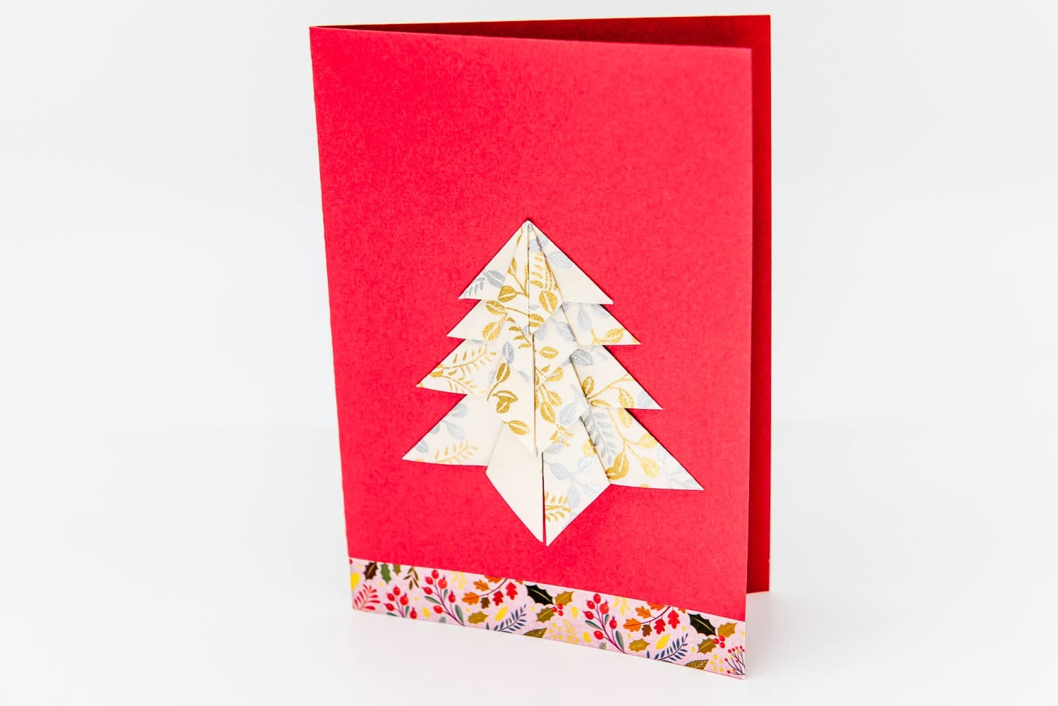 Carte noël rouge