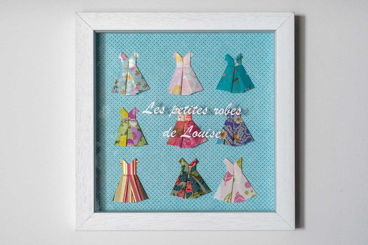 Tableau personnalisé "les petites robes"