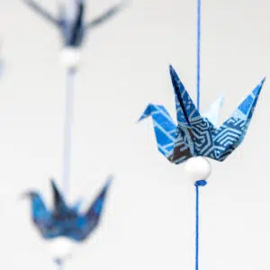 mobile décoratif "plus bleu que le bleu"