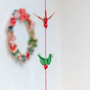Guirlande "Verte, Rouge et Or" – Image 3