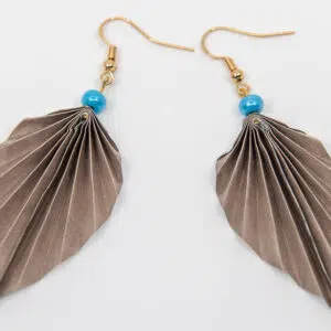 Boucles d’oreilles feuilles cadeaux – Image 2