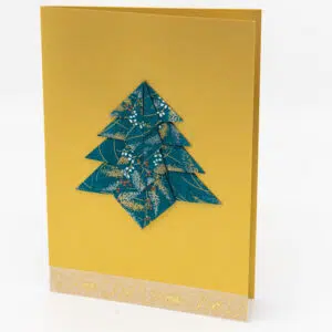 Carte noël sapin vert xmas