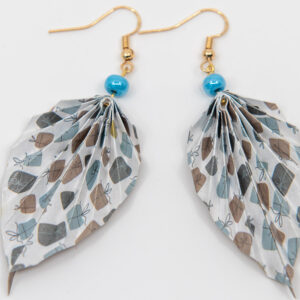 Boucles d’oreilles feuilles cadeaux