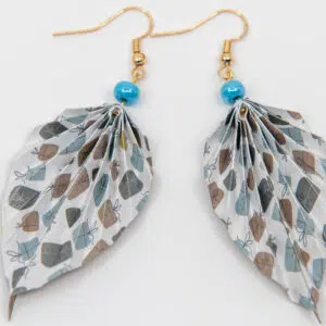 Boucles d’oreilles feuilles cadeaux