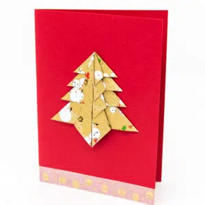 Carte noël doré