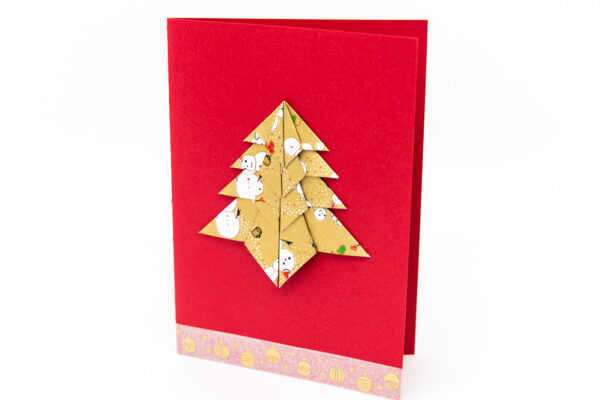 Carte noël doré