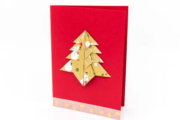 Carte noël doré