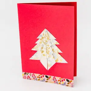 Carte noël rouge