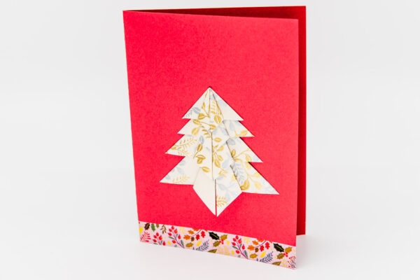 Carte noël rouge