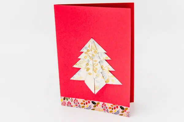 Carte noël rouge