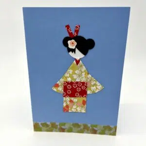 Carte geisha mordorée