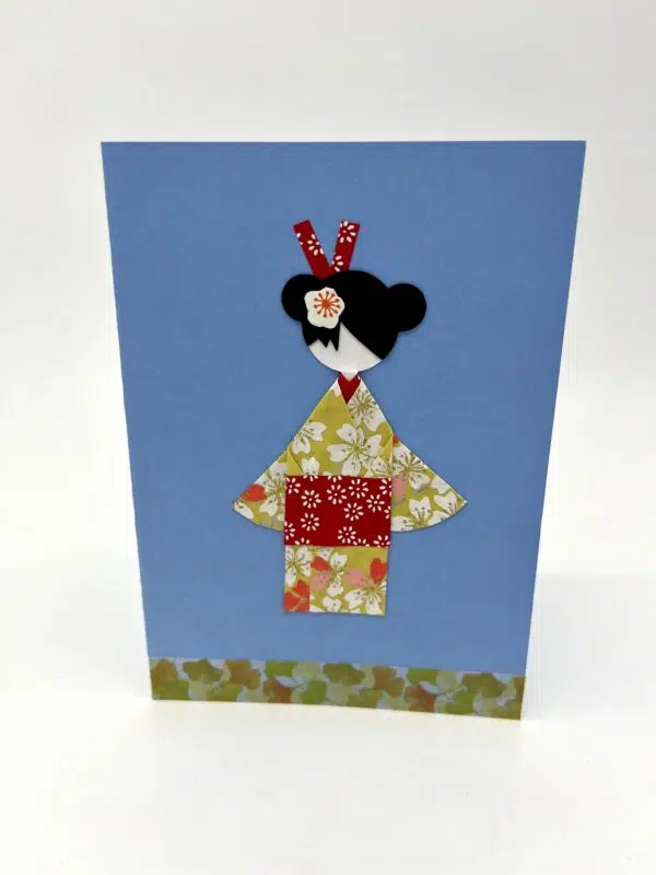 Carte geisha mordorée