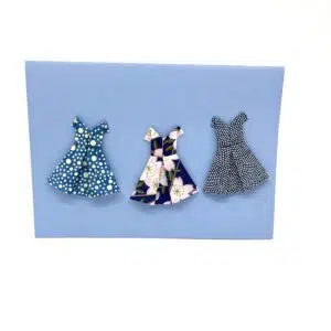 Carte 3 petites robes