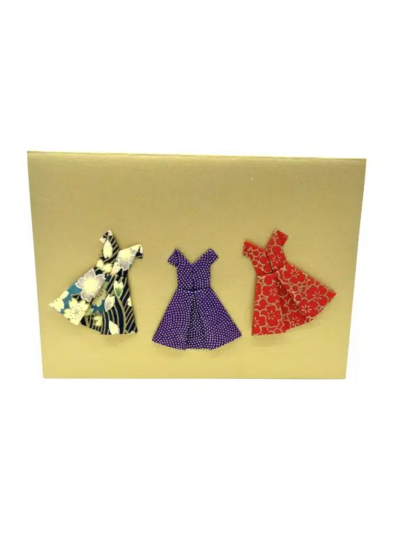 Carte les 3 petites robes