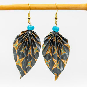 Boucles d’oreilles feuilles sixties