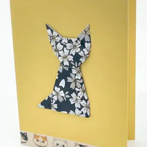 Carte chat noir
