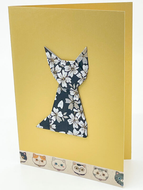 Carte chat noir