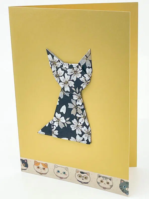 Carte chat noir