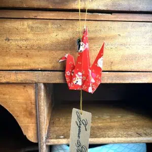 Lot de 5 grues voyageuses « Joyeux Noël » – Image 2