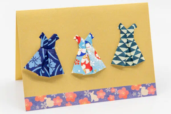 Carte de robes bleues