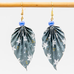 Boucles d’oreilles feuilles étoilées