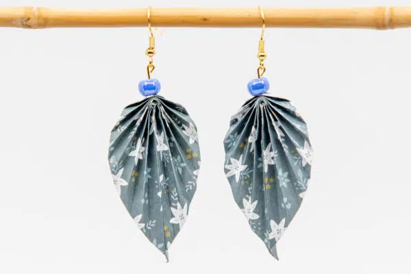 Boucles d’oreilles feuilles étoilées