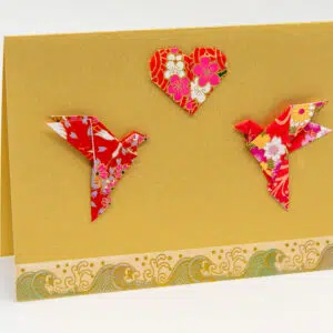 Carte rouge amour