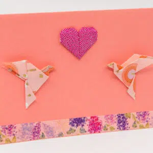 Carte rose amour