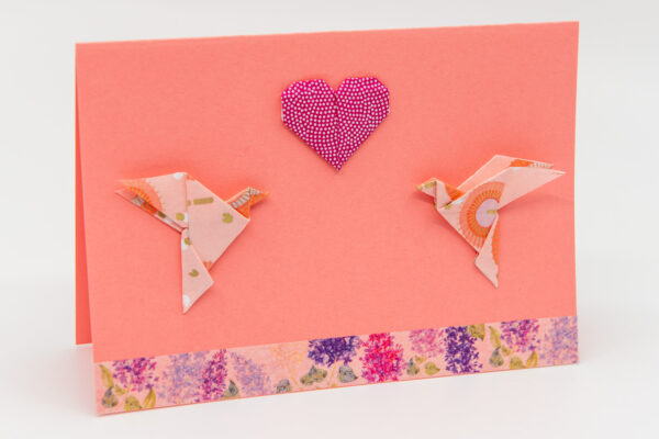 Carte rose amour
