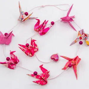 Guirlande rose à cœur