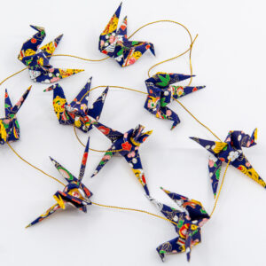 Guirlande bleue ( papier tigres)