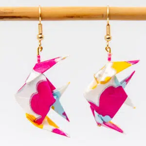 Boucles d’oreilles poissons roses