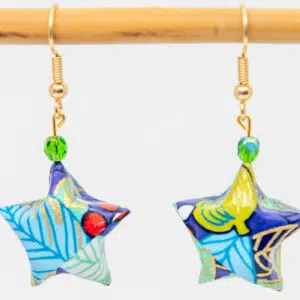 Boucles d’oreilles étoiles violettes