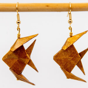 Boucles d’oreilles dorées