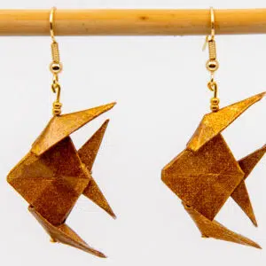 Boucles d’oreilles dorées