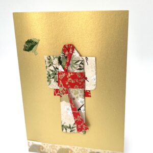 Carte dorée kimono