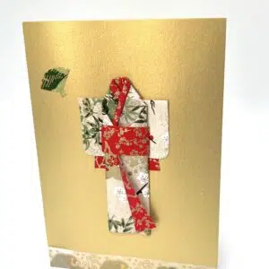 Carte dorée kimono