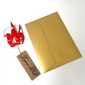 Grue voyageuse « joyeux noël » rouge