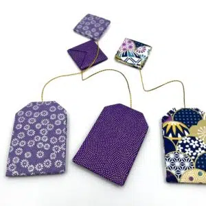 Sachets de thé violets