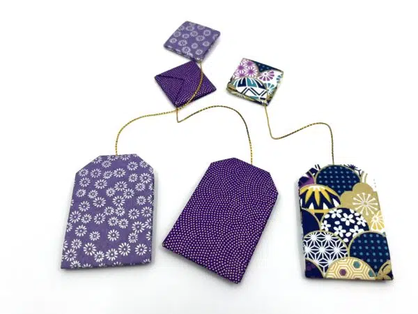 Sachets de thé violets