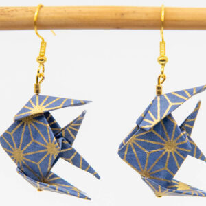 Boucles d’oreilles « brume sur Kyoto »